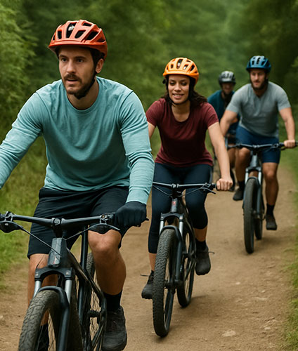 Guided Group Cycling Experiences with Ride Leaders